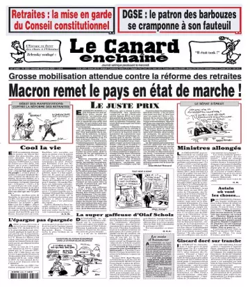 Le Canard Enchaîné N°5332 Du 18 Janvier 2023  [Journaux]