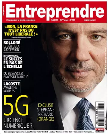 Entreprendre N°330 – Mai 2019  [Magazines]