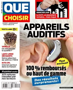 Que Choisir N°589 – Mars 2020  [Magazines]