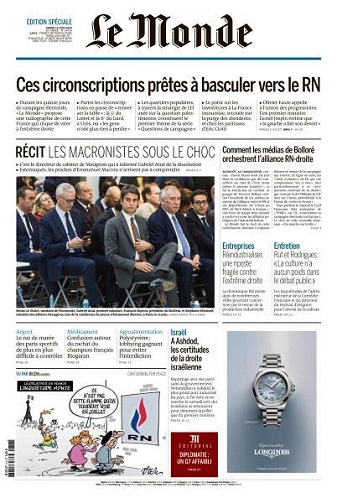 LE MONDE DU 18 JUIN 2024  [Journaux]