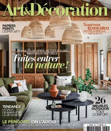 Art et Décoration N°567 – Avril 2022  [Magazines]