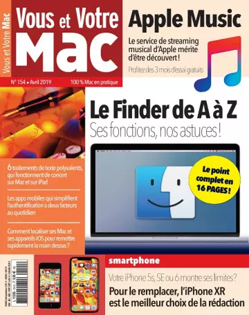 Vous et Votre Mac N°154 – Avril 2019  [Magazines]