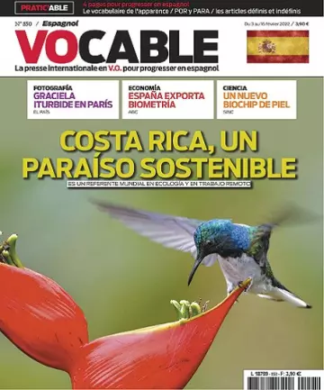 Vocable Espagnol N°850 Du 3 Février 2022  [Magazines]