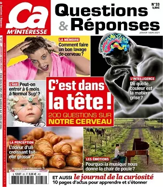 Ça M’Intéresse Questions et Réponses N°33 – Janvier-Mars 2021  [Magazines]