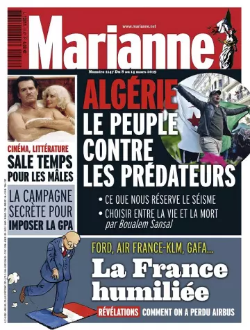 Marianne N°1147 Du 8 au 14 Mars 2019  [Magazines]