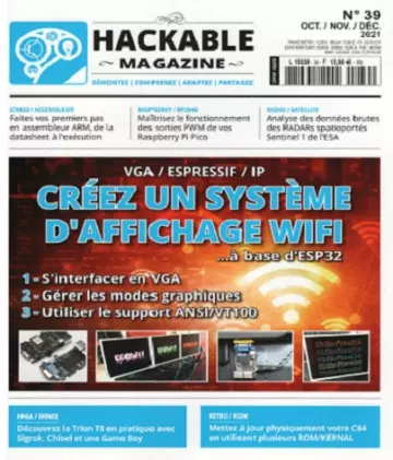 Hackable Magazine N°39 – Octobre-Décembre 2021  [Magazines]