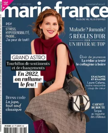 Marie France N°307 – Décembre 2021-Janvier 2022  [Magazines]