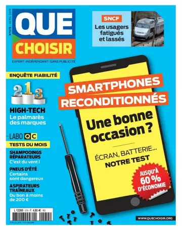 Que Choisir N°579 – Avril 2019  [Magazines]