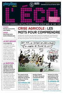 L'ÉCO N.700 - 9 Février 2024  [Magazines]