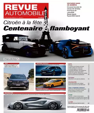 Revue Automobile N°32 Du 8 Août 2019  [Magazines]