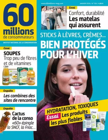 60 Millions de Consommateurs - Janvier 2020  [Magazines]