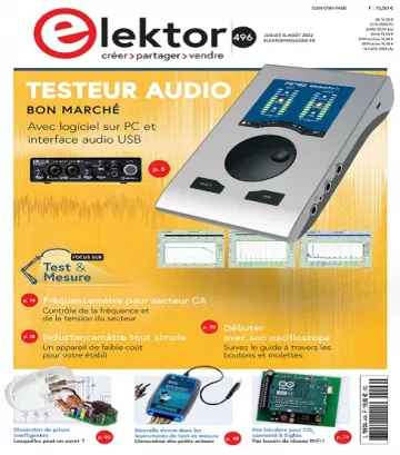 Elektor N°496 – Juillet-Août 2022  [Magazines]