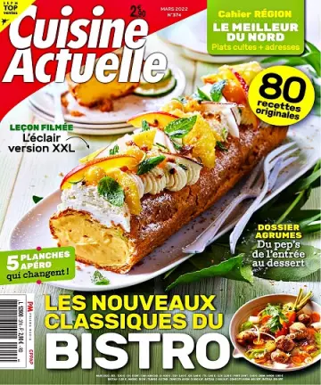 Cuisine Actuelle N°374 – Mars 2022  [Magazines]