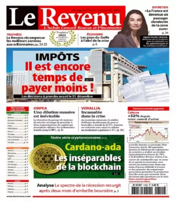 Le Revenu N°1718 Du 9 au 15 Décembre 2022  [Journaux]