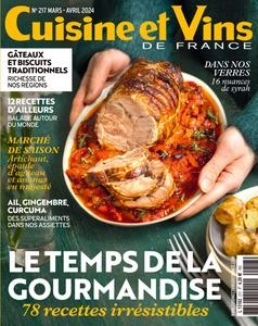 Cuisine et Vins de France N.217 - Mars-Avril 2024  [Magazines]