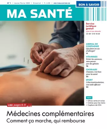 Bon à Savoir Ma Santé N°1 – Janvier-Février 2022  [Magazines]