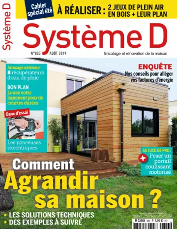 Système D N°883 - Août 2019  [Magazines]