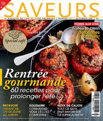 Saveurs N°277 – Septembre 2021  [Magazines]