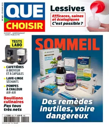 Que Choisir N°621 – Février 2023  [Magazines]