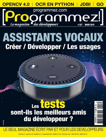 Programmez N°227 – Mars 2019  [Magazines]