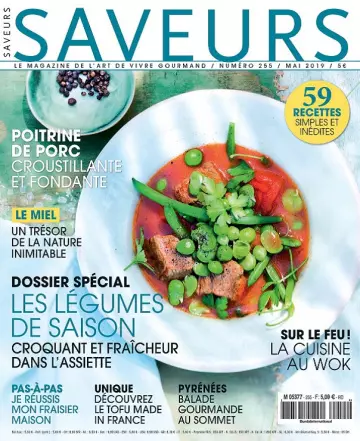 Saveurs N°255 – Mai 2019  [Magazines]