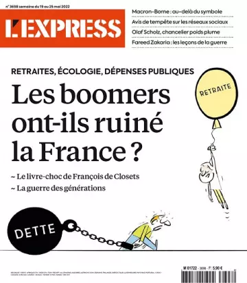 L’Express N°3698 Du 19 au 25 Mai 2022  [Magazines]