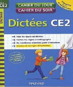 Dictées CE2 – 8-9 ans  [Livres]