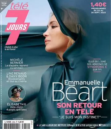 Télé 7 Jours N°3252 Du 24 au 30 Septembre 2022  [Magazines]