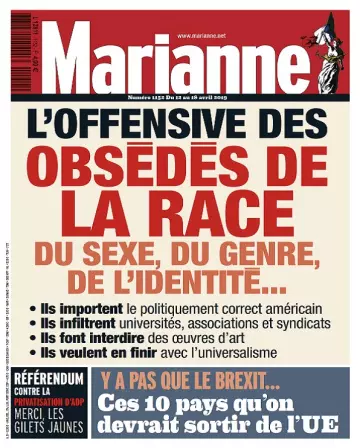 Marianne N°1152 Du 12 au 18 Avril 2019  [Magazines]