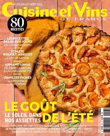 Cuisine et Vins De France N°213 – Juillet-Août 2023  [Magazines]