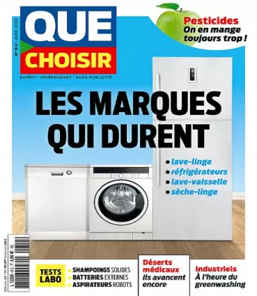 Que Choisir N°612 – Avril 2022  [Magazines]