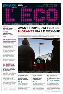 L'ÉCO N.738 - 22 Novembre 2024  [Journaux]