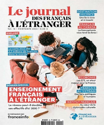 Le Journal des Français à l’étranger N°15 – Printemps 2023  [Magazines]