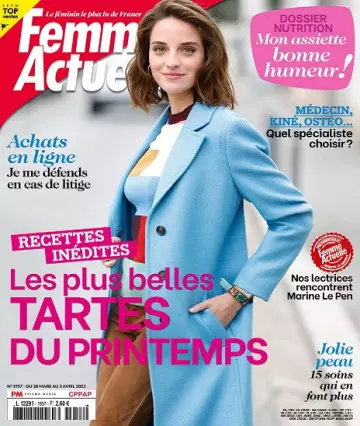 Femme Actuelle N°1957 Du 28 Mars 2022  [Magazines]