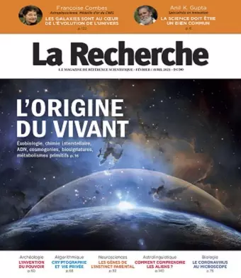 La Recherche N°564 – Février-Avril 2021  [Magazines]