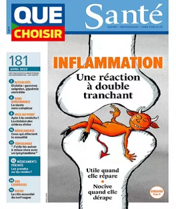 Que Choisir Santé N°181 – Avril 2023  [Magazines]