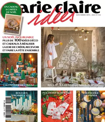 Marie Claire Idées N°153 – Novembre-Décembre 2022  [Magazines]