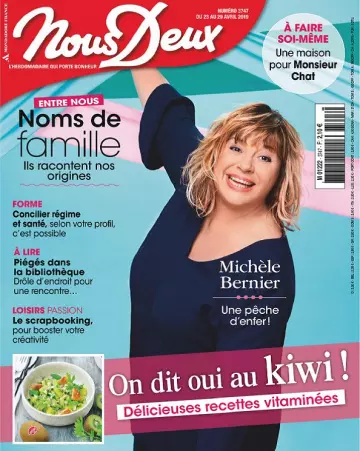 Nous Deux N°3747 Du 23 Avril 2019  [Magazines]