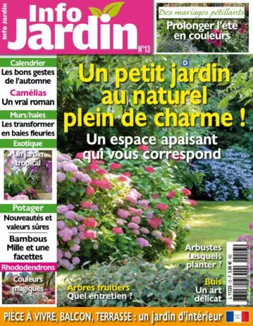 Info Jardin N°13 - Septembre-Novembre 2019  [Magazines]