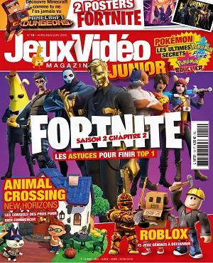 Jeux Vidéo Magazine Junior N°19 – Avril-Juin 2020  [Magazines]