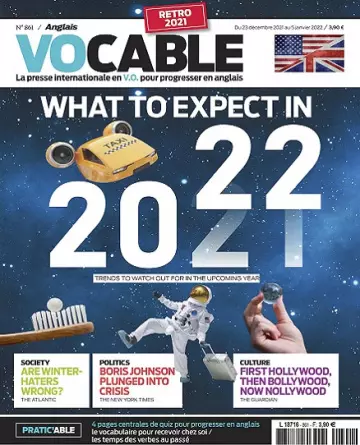 Vocable Anglais N°861 Du 23 Décembre 2021  [Magazines]