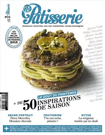 Fou De Pâtisserie N°34 – Mars-Avril 2019  [Magazines]