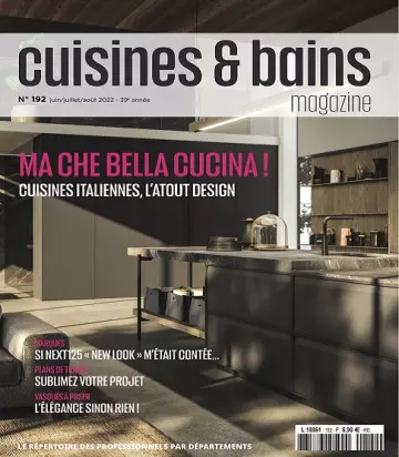 Cuisines et Bains Magazine N°192 – Juin-Août 2022  [Magazines]