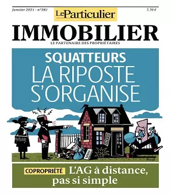 Le Particulier Immobilier N°381 – Janvier 2021  [Magazines]