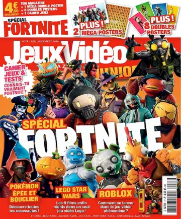 Jeux Vidéo Magazine Junior N°17 – Juillet-Septembre 2019  [Magazines]