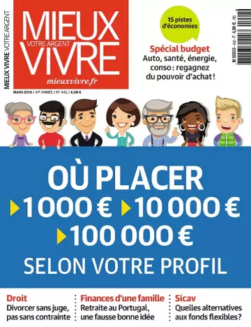 Mieux Vivre Votre Argent N°442 – Mars 2019  [Magazines]