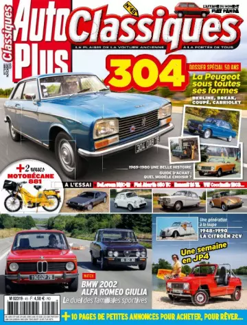 Auto Plus Classiques - Octobre-Novembre 2019  [Magazines]