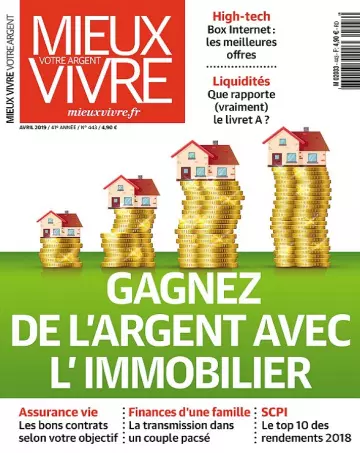 Mieux Vivre Votre Argent N°443 – Avril 2019  [Magazines]