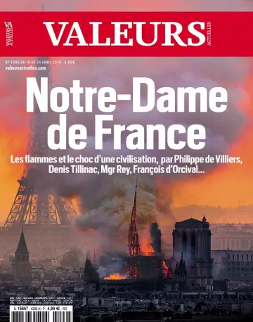 Valeurs Actuelles N°4299 Du 18 au 24 Avril 2019  [Magazines]