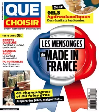 Que Choisir N°597 – Décembre 2020  [Magazines]